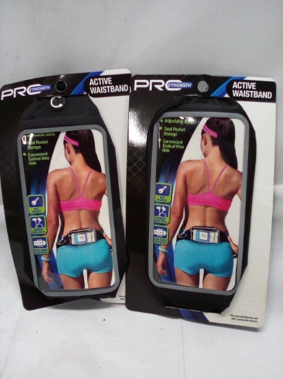 Qty 2 Active Waistband Adjustable Belt