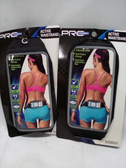 Qty 2 Active Waistband Adjustable Belt