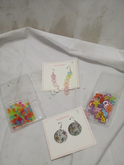 Earring and beads