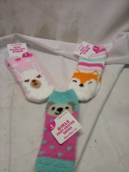 Girls Cozy socks size 7-3