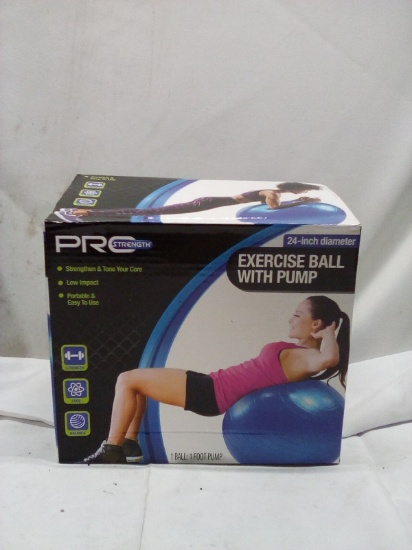 ProStrength 24”D Exercise Ball w/ Pump