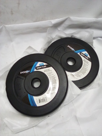 Pair of ProStrength 5Lbs Weight Plates