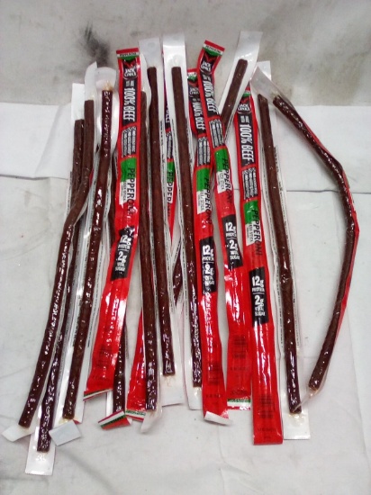 Qty 15 Jack Links 100% Beef Pepperoni Beef Stick