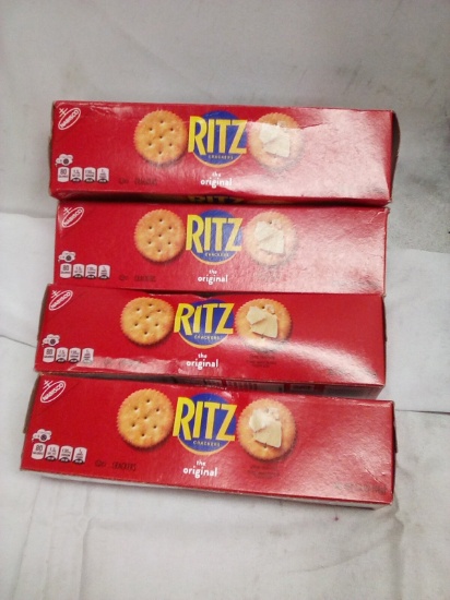 Qty 4 Ritz Cracker 3.4oz Cracker Packs