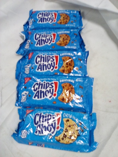 Qty 5 Chips Ahoy 4 Cookie Packs