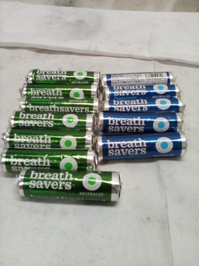 Qty 7 Spearmint/ qty 5 Peppermint Life Savers