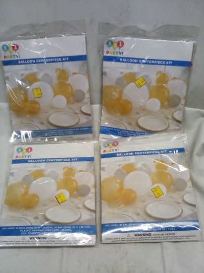 Qty 4 Balloon Centerpiece Kits