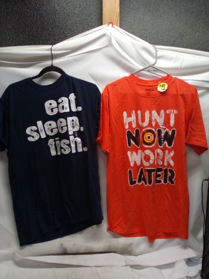 Qty 2 Men’s Size  Large T Shirts