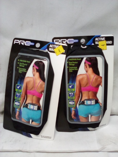 Qty 2 Active Waistband Adjustable Belt
