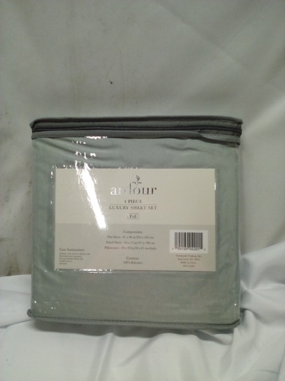 1 set full sheets flat,fitted sheets and pillowcase