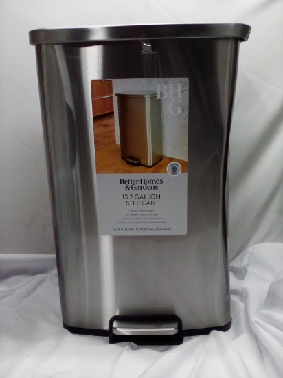 13.2 Gallon Step Can 16.3” x 13.8” x 25.2”