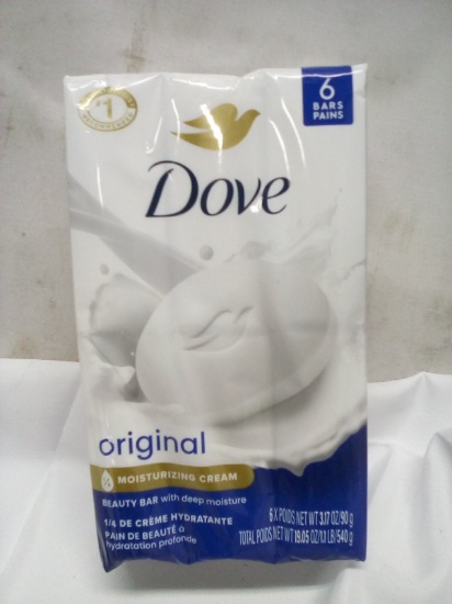 Dove Original Beauty Bar With Deep Moisture 6 Pack