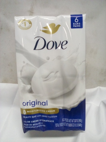 Dove Original Beauty Bar With Deep Moisture 6 Pack