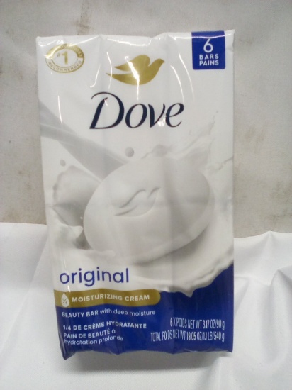 Dove Original Beauty Bar With Deep Moisture 6 Pack