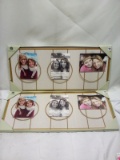 Pair of Willow Spring Gold Finish Decorative Picture Frames