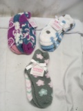 3Pc Womens Cozy Socks Lot- (1) Pack of 3, (2) Packs of 2