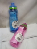 Pair of Kids2Grow Pull-Top 10oz Sports Bottles for Babies 9m+