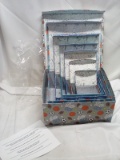 7Pc Assorted Size Boys/Sports Graphic Printed Dec. Stacked Storage Box Set