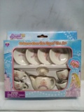 10Pc Princess Porcelain Royal Tea Set for Ages 8+