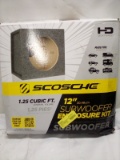 12” Subwoofer Enclosure Kit 1.25 Cubic Ft