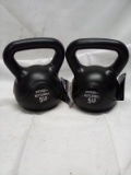 Qty 2- 5lb Kettlebell