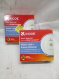 Pair of Kidde Smart Detection Water Leak+Freeze Detectors