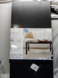 39 in by 18.9 in by 17.5 in Black Coffee Table