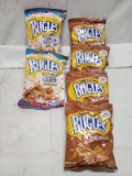 6Pc Bugles Corn Snacks Lot- (4) Caramel, (2) Cinnamon Toast Crunch