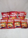 7Pc Assorted CheezIt Lot- (3) Puffd Double Cheese, (4) Double Cheese Snack Mix