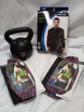 Fitness lot 2 waistband 1 five pound kettle ball sauna suit
