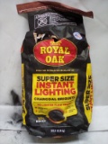 10Lbs Bag of Royal Oak Super Size Instant Lighting Charcoal Briquets