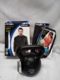Sauna suit 5 pound kettle ball phone holder