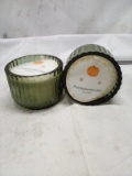 Qty 2 Pomegranate Cider 10oz 2 wick Candles