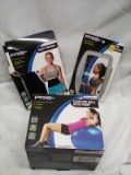 3Pc ProStrength Lot- (1) Active Armband, (1) Waist Trimmer, (1) Ball w/ Pump