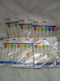 Qty 6 Balloons & Garland tails
