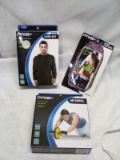 3Pc ProStrength Lot- (1) Ab Wheel, (1) Active Waistband, (1) Sauna Suit
