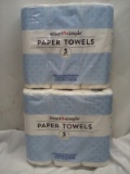 Qty 2 Paper Towels 2 Ply 3 Rolls
