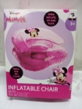 Disney Jr Minnie Inflatable Chair 22.8 x 17” x 14”