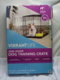 One Door Dog Training Crate up to 40lbs medium size 29.73” x 18.59” x 21.46”