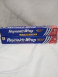 Qty 2 Reynolds Wrap Heavy Duty 55 sq ft Aluminum Foil