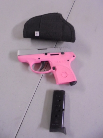 Ruger LCP 380 Pistol w/ Ground Magazine & Belt Holster