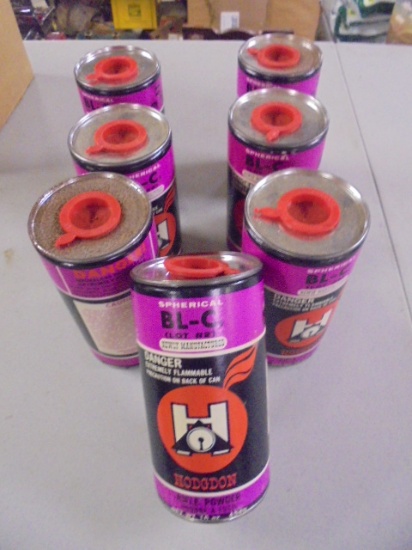 (7) 1 lb Cans of Hodgdon Rifle Powder