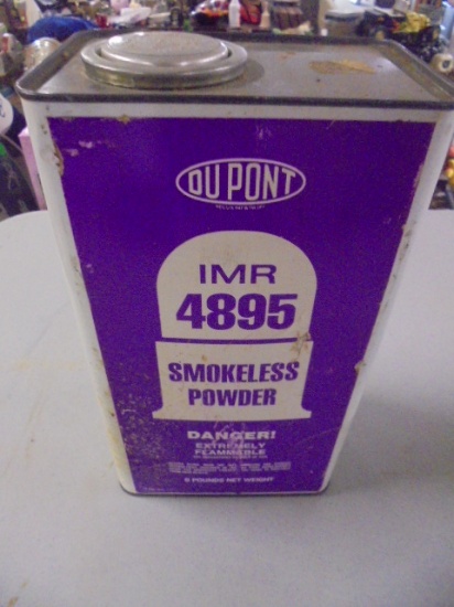 8lb Can of Dupont IMR4895 Smokeless Powder