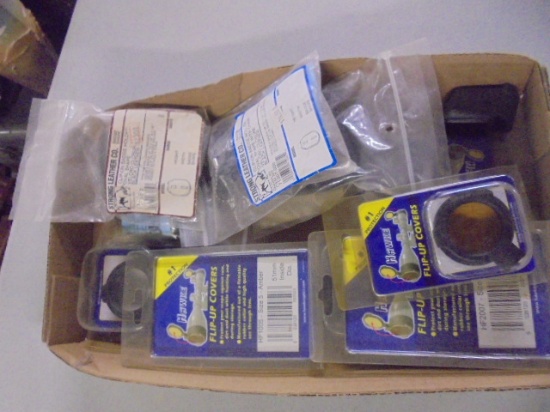 4 Clip On Badge Holders & Scope Covers