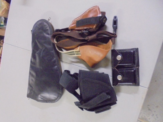 Softside Pistol Case & Assorted Holsters