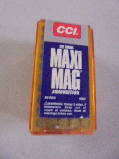 50 Round Box of CCI 22 WMR Maxi Mag