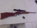 Anschultz Wood Chucker Bolt Action .22LR Rifle w/ Magazine & Bushnell 4X Custom .22 Scope