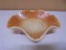 Vintage Westmorland Peach Opal Smooth Rays Bowl
