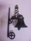 Cast Iron Light House Post/Wall Mount Bell