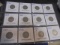 Group of 12 Assorted Date Buffalo Nickels